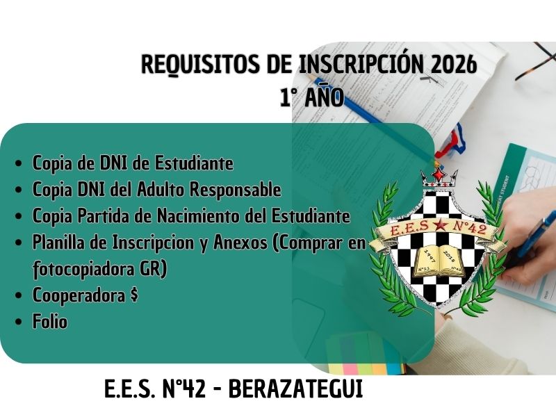 INSCRIPCIONES 2026
